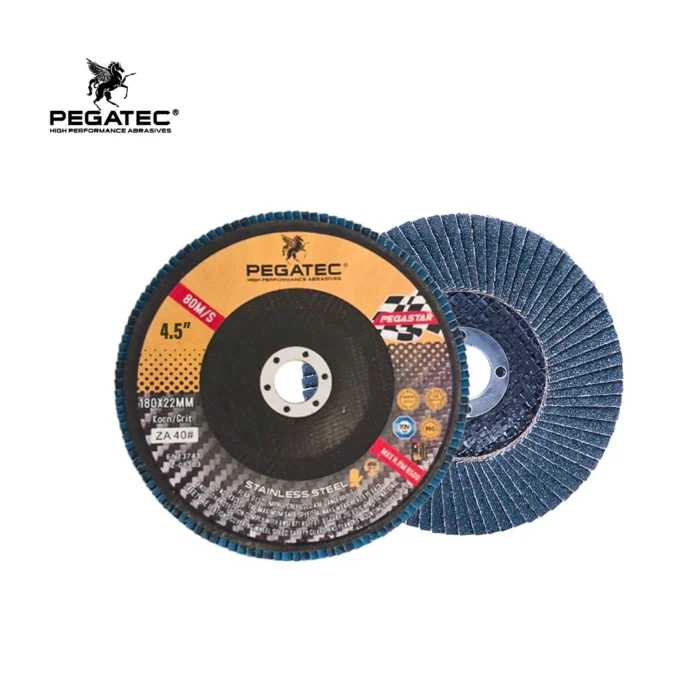 DISCO FLAP 4 1/2" #40 115x22.23 ZIRCONIO - Imagen 1