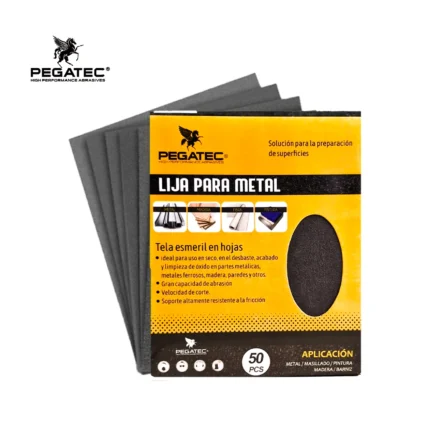 LIJA TELA OXIDO DE ALUMINIO #100 230x280 mm