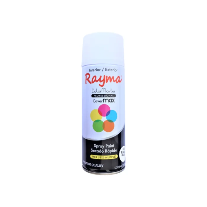 PINTURA SPRAY BLANCO MATE 400 ML - Imagen 1
