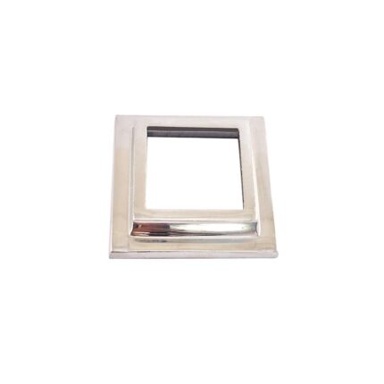 Canopla Cuadrada 50x50 mm Inoxidable C-304 – Accesorio para barandas