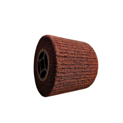 Rueda Satinadora 120x100x19 #120 – Grano Medio Óxido de Aluminio