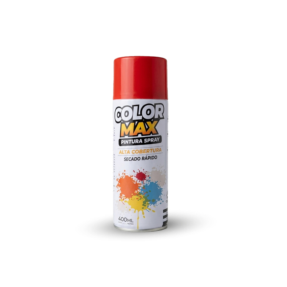 pintura en spray rojo Pintura Spray Rojo Brillante 400 ml COLOR MAX - Pegatec - Imagen 1
