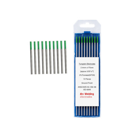 Electrodo de Tungsteno WP Verde 1.6 x 175 mm - Arc Welding | 10 Und.